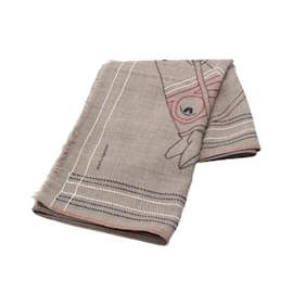 Schal/Wrap Hermès Cheval à la Couverture Rechteck