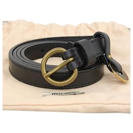 Cinto fino feminino Miu Miu