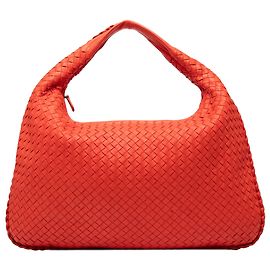 Bottega Veneta Hobo Veneta Medio Nappa Intrecciato Arancione