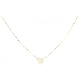 Autre Marque Ahkah Au750 Diamond Heart Halskette