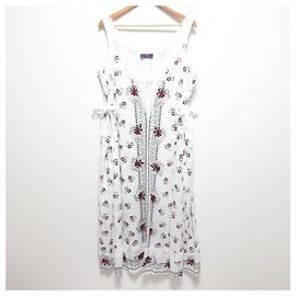 Autre Marque Vestido sin mangas estampado Yohji Yamamoto