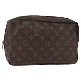 LOUIS VUITTON Trousse Toilette Monogram 28 Borsa Clutch M47522 LV Auth ep12226