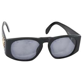 Gafas de sol CHANEL de plástico Negro CC Auth 156144 - Chanel