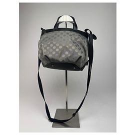 Borsa a mano 2Way Polkadot Y-Saccs Vintage Yohji Yamamoto Grigio Nero