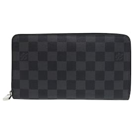 Portafoglio Lungo Zippy Organizer Damier Graphite Louis Vuitton
