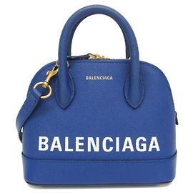 Borsa in pelle Balenciaga VILLE XXS con manico superiore