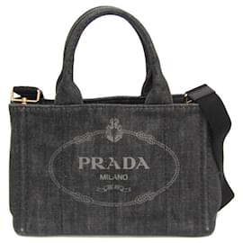 Prada Canapa S Größe 1BG439 Damen Canvas Schultertasche