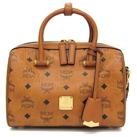 Borsa Boston Piccola Visetos Essenziale MCM