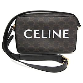 Borsa a tracolla media Celine Triomphe in marrone - Céline