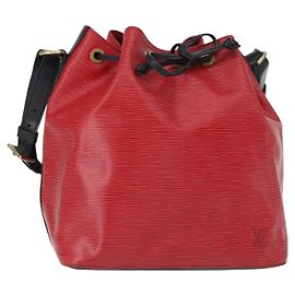 Borsa Petit Noé bicolore in pelle Epi Louis Vuitton