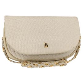 Borsa a Spalla Vintage Bally in Pelle Trapuntata