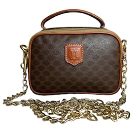 Borsa a spalla mini camera Celine Céline Macadam vintage