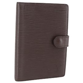 COPERTINA AGENDA PM LOUIS VUITTON Epi Mocha R2005D LV Auth 159180