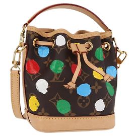 LOUIS VUITTON Borsa a Spalla Nanonoe Monogram Yayoi Kusama M81863 LV Auth 159147SM