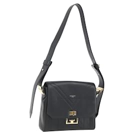 Borsa a Spalla GIVENCHY in Pelle Nera e Oro Auth ka908V - Givenchy