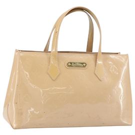 LOUIS VUITTON Borsa a Mano Vernis Wilshire PM Rose Flow Lantern M91642 Auth ep12449