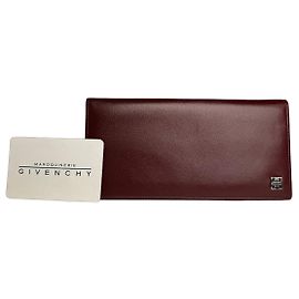 Vintage Givenchy Leather Card Holder ID Holder Brown