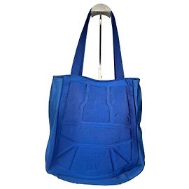 Borsa in tela di poliestere vintage Jean Paul Gaultier blu