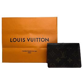 Vintage Louis Vuitton Flapable Card Holder Brown