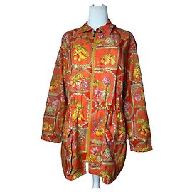 Vintage Salvatore Ferragamo Blouson Orange Mehrfarbig M