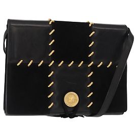 Borsa a Spalla Gancini in Pelle Scamosciata Salvatore Ferragamo