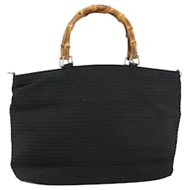 Borsa vintage Gucci con manico in bambù in nylon