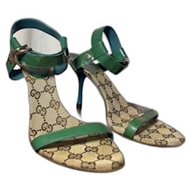 Gucci Vintage Monogramm Sandalen