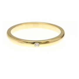 Tiffany & Co Anello impilabile in oro 18K Tiffany con diamante