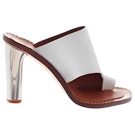 Céline Sandalen aus Leder Weiß