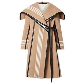 Abrigo Oversize de Lana Burberry Beige