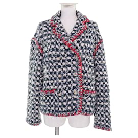 Chaqueta de lino tweed COCO Button de Chanel