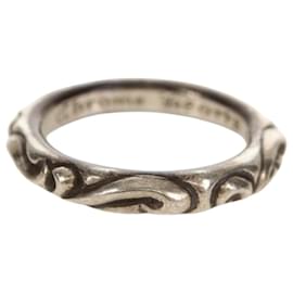 Chrome Hearts Scroll Banding Ring Ag925 Silber Auth 157976SAM