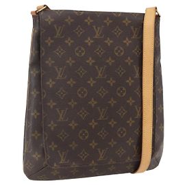 LOUIS VUITTON Borsa a Spalla Lunga Monogram Musette Salsa M51387 LV Auth 158230
