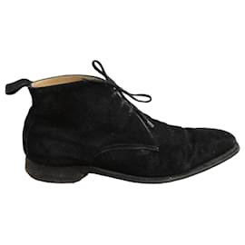 Autre Marque Botas Bowen en piel de ante negra