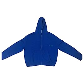 Off-White Blaue Strickjacke mit Reißverschluss - Off White