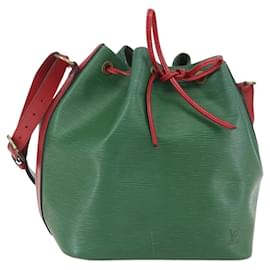 Bolsa Petit Noé bicolor em couro Epi Louis Vuitton