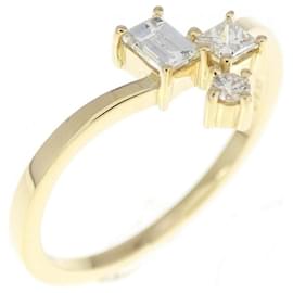 AHKAH Mosaic Solana 750 Gelbgold Diamantring - Autre Marque