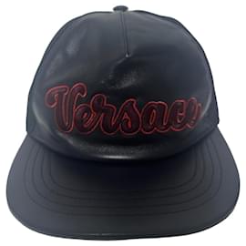 Versace Blaue Trucker-Mütze