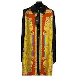 Vestido Cardigan Barocco Goddess de Versace