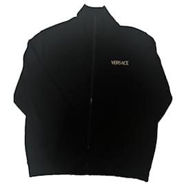 Schwarzer Zip-Sweatshirt von Versace