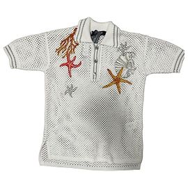 Camisa Polo de Crochet de Versace