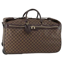 LOUIS VUITTON Borsa Boston Eall 60 Damier Ebene N23203 Auth bs32032