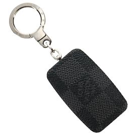 LOUIS VUITTON Llavero Astropill Damier Graphite M66123 LV Auth 159490M