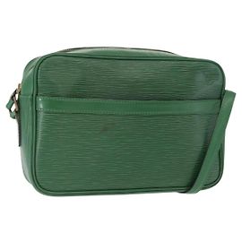 LOUIS VUITTON Borsa a Spalla Epi Trocadero 27 Verde M52314 LV Auth 157852