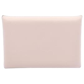 Hermès Calvi Münzbörse in Pink