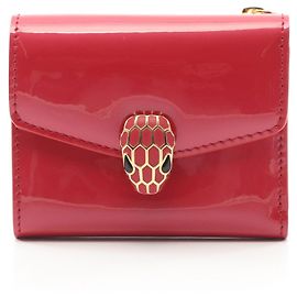 Bulgari Billetera Bvlgari Serpenti Forever de dos pliegues