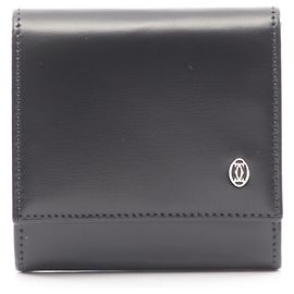 Cartier Pasha Black Leather Coin Purse