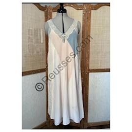 Robe longue en soie Zadig & Voltaire Colorblock