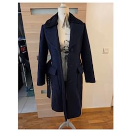 Claudie Pierlot marineblauer Mantel Größe 38