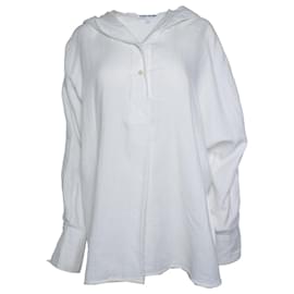 Elizabeth & James, camicia bianca in cotone con cappuccio - Autre Marque